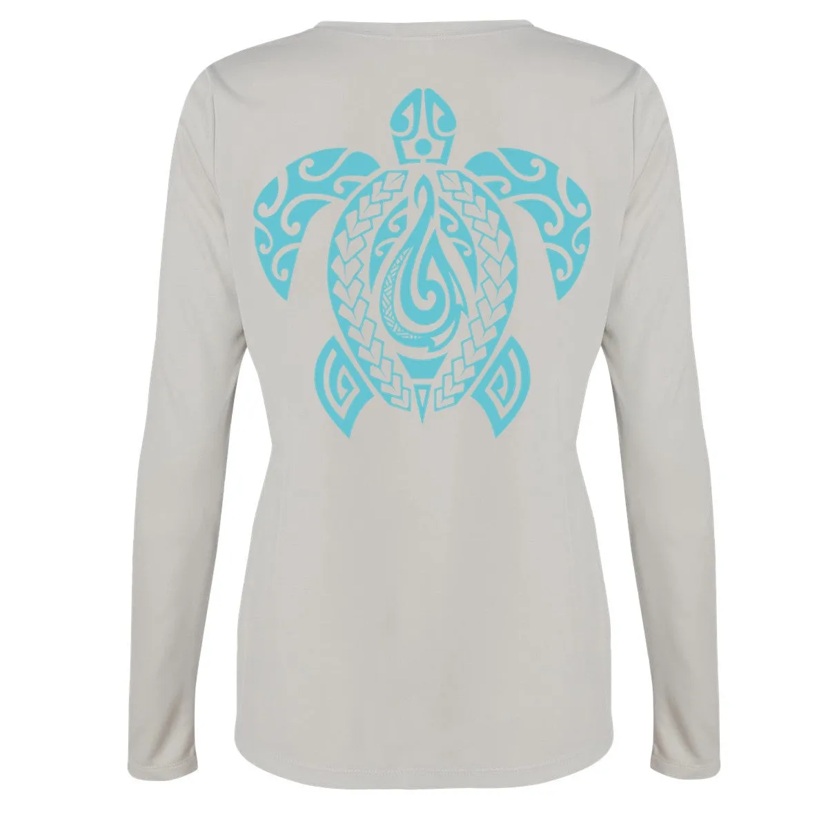 Women's Honu L/S Performance Tee in Sport Silver