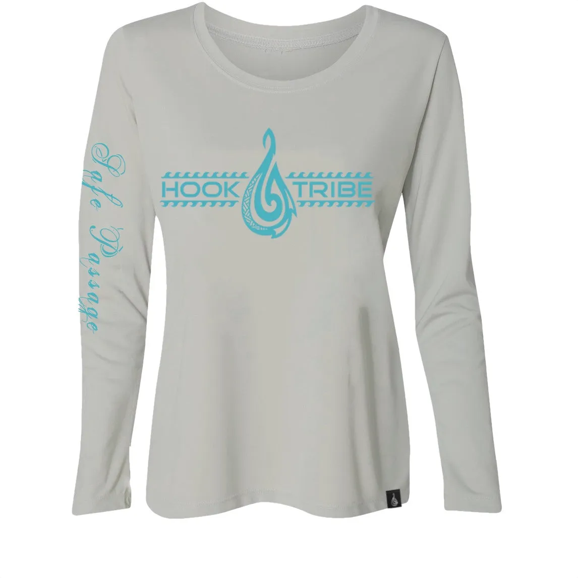 Women's Honu L/S Performance Tee in Sport Silver