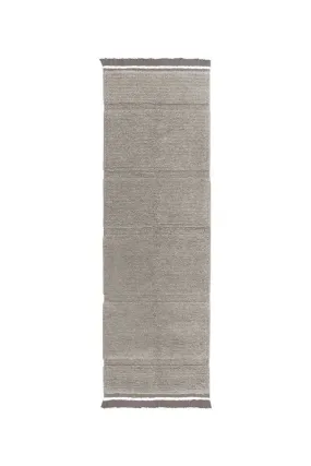 WOOL RUNNER RUG STEPPE - SHEEP GREY