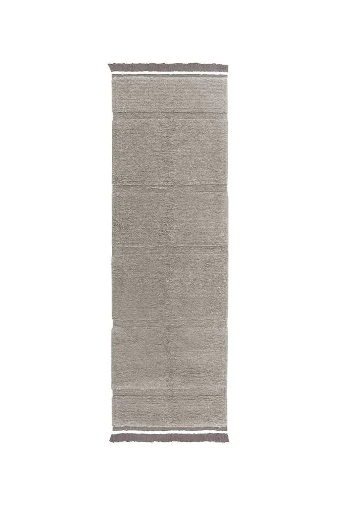 WOOL RUNNER RUG STEPPE - SHEEP GREY